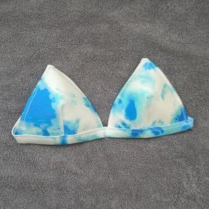 Triangl Top Blue Tie Dye Large
